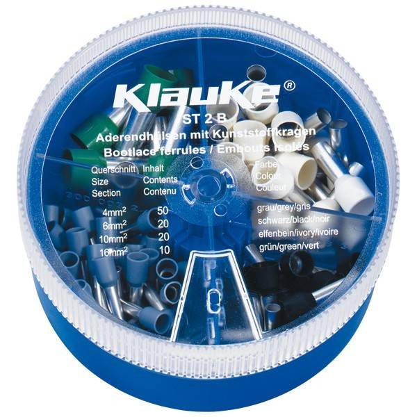 Klauke Sortimentskasten 100st ST2B Iso.Aderendh-1