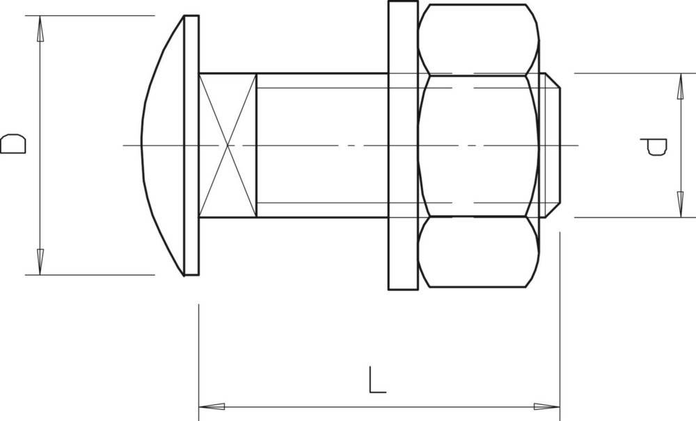 50 Stk. OBO Bettermann Flachrundschraube FRS 10x2-2