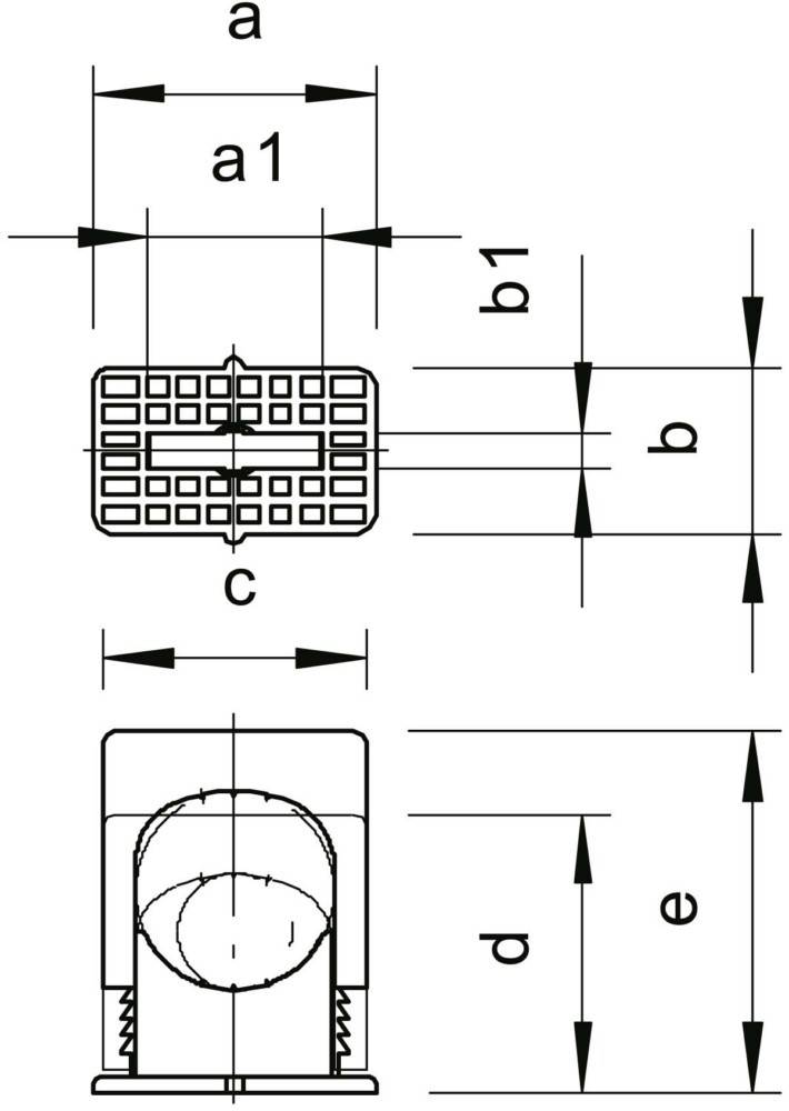 OBO Bettermann Druck-ISO-Schelle 3050 LGR-1