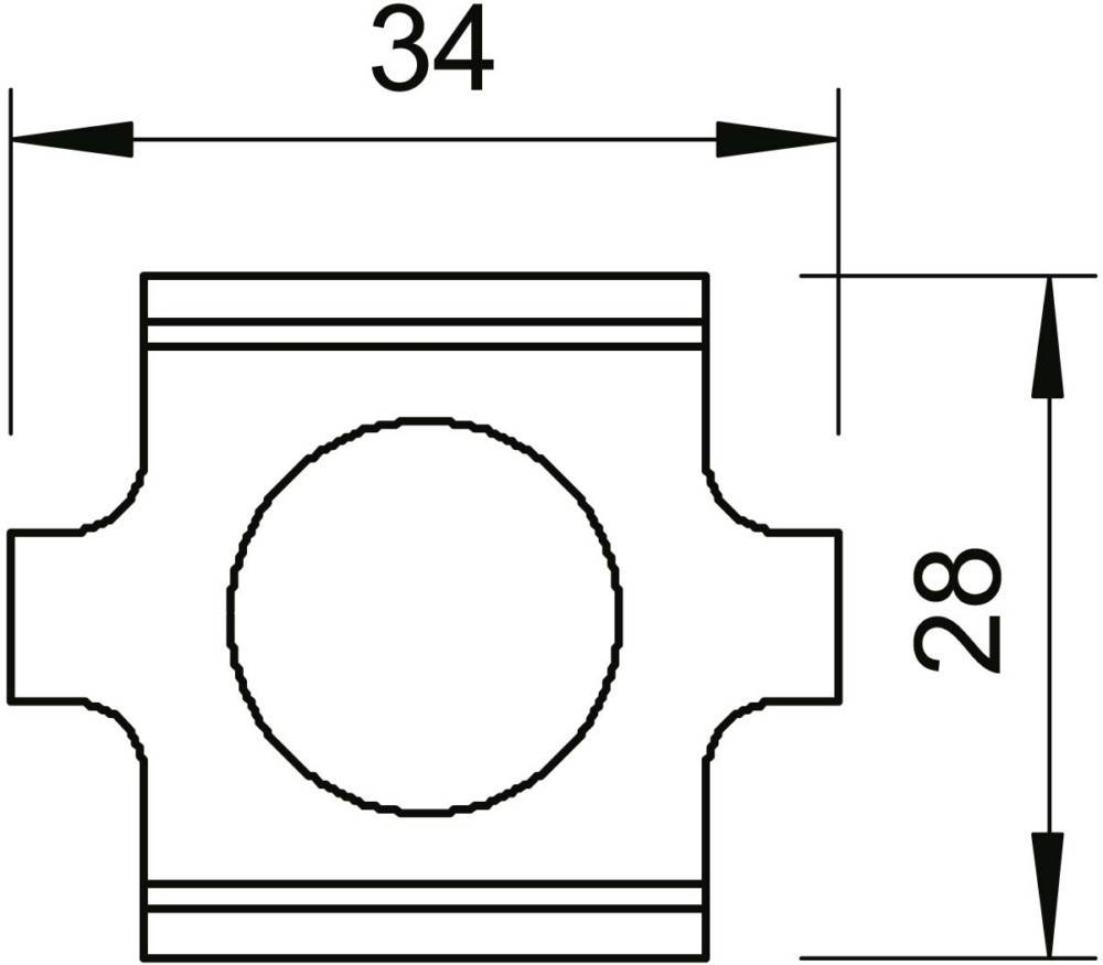 OBO Bettermann Stoßstellenverbinder GSV 34 G-1