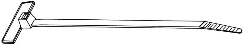 100 Stk. HellermannTyton Kennzeichnungsbinder IT1-2