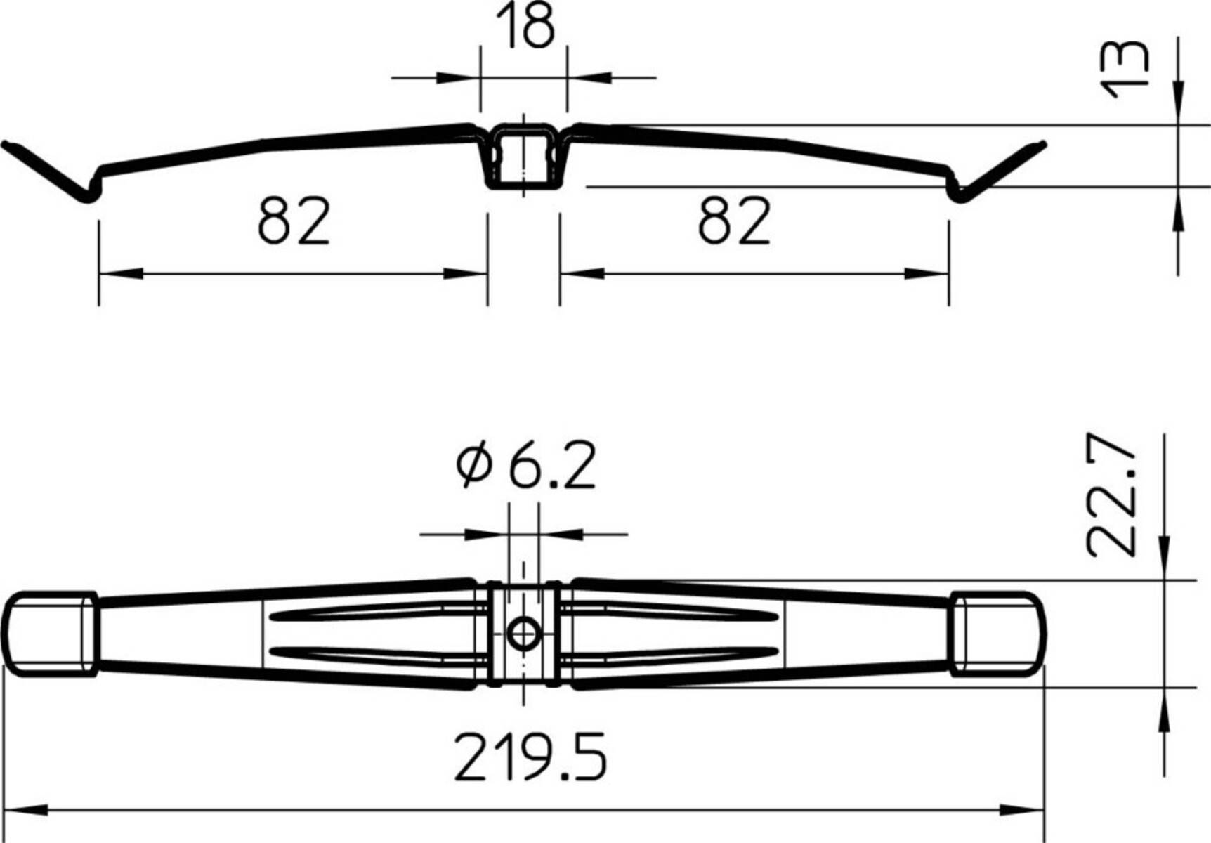OBO Bettermann Kabelklammer 2033 M A2-1