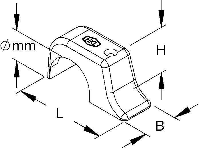 HKL Top-Nagelschelle gr 1-fach 10-14 1567-1