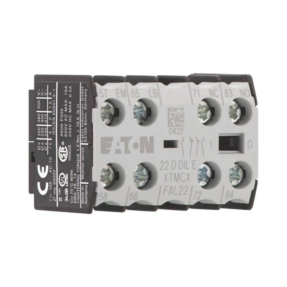 Eaton Hilfsschalterbaustein 22DDILE-2