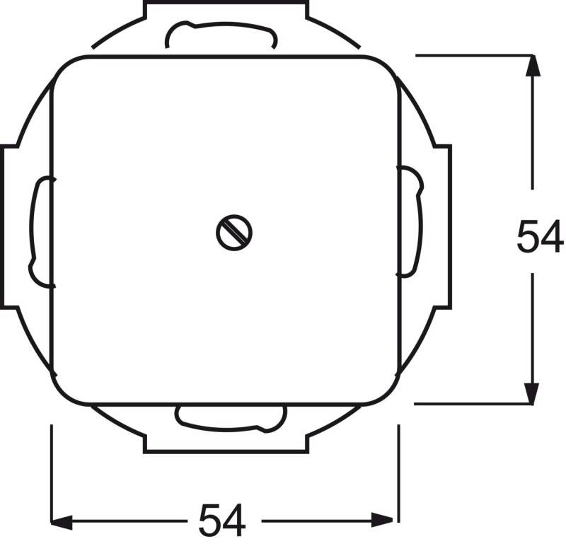 Busch-Jaeger Blindzentralscheibe ws 2538-212-1