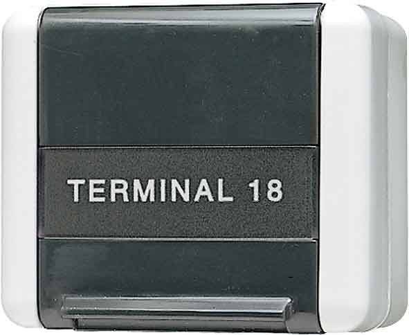 JUNG DATENANSCHLUSSGEHAEUSE GRAU 854W-1