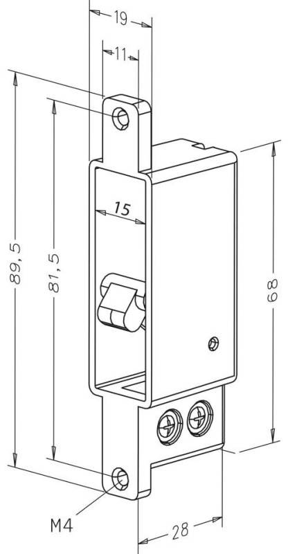 Assa Abloy effeff Riegelschaltkontakt 875-10-----