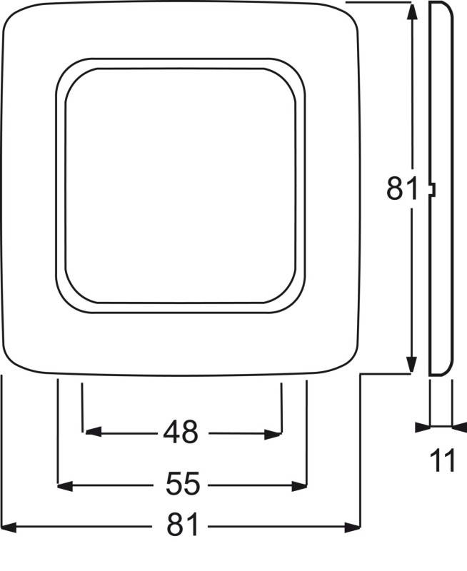 Busch-Jaeger Rahmen 1-fach 2511-212-1