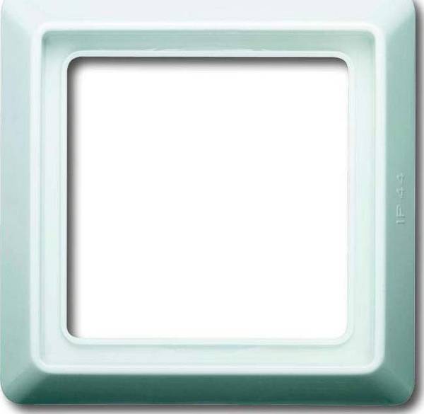 Busch-Jaeger Rahmen 1-fach alpinws, UP, Allwett 2101-34 91 mm, 14 70 71 mm