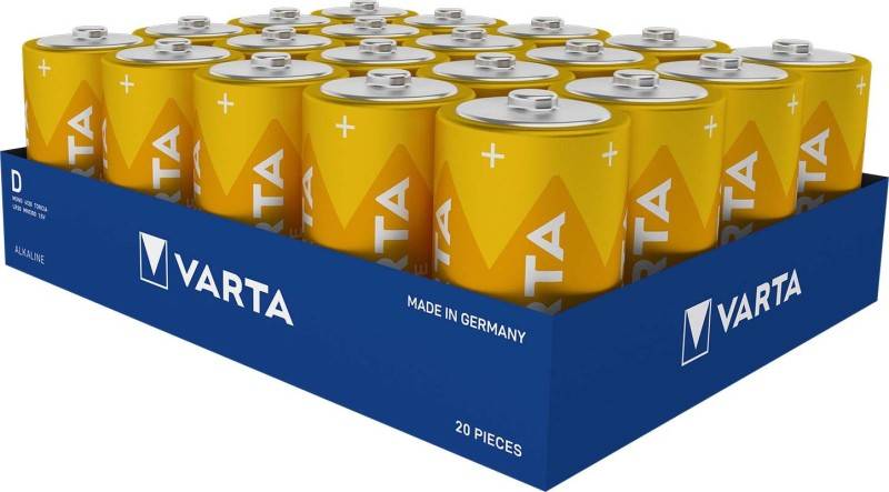 20 Stk. Varta Cons.Varta Batterie Longlife D 4120-1