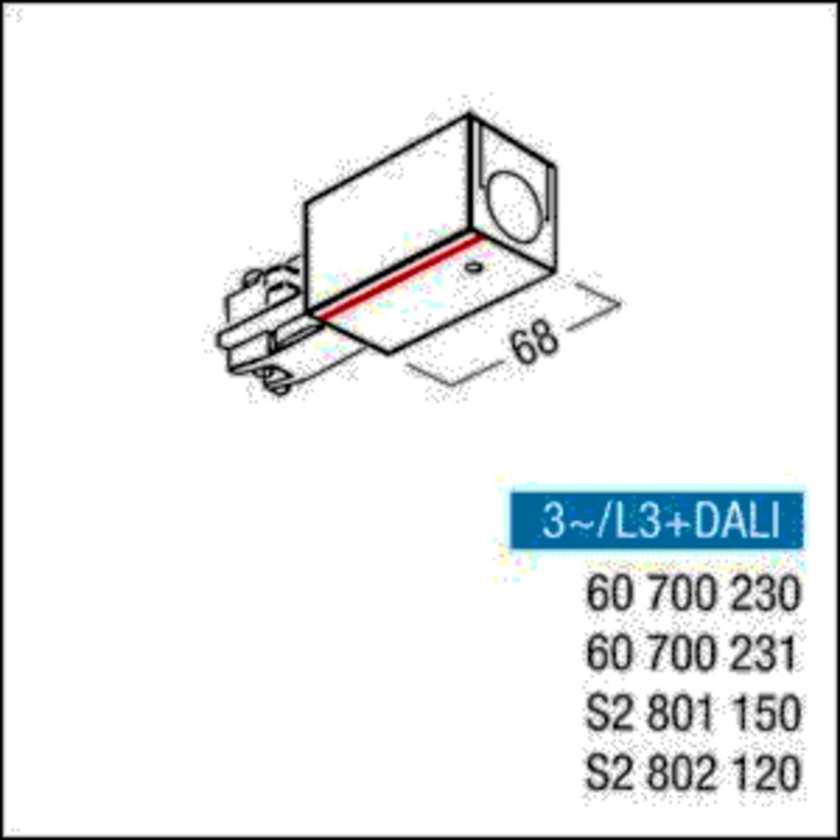 Zumtobel Group Anfangseinspeisung 3ph sw S2 80212-1