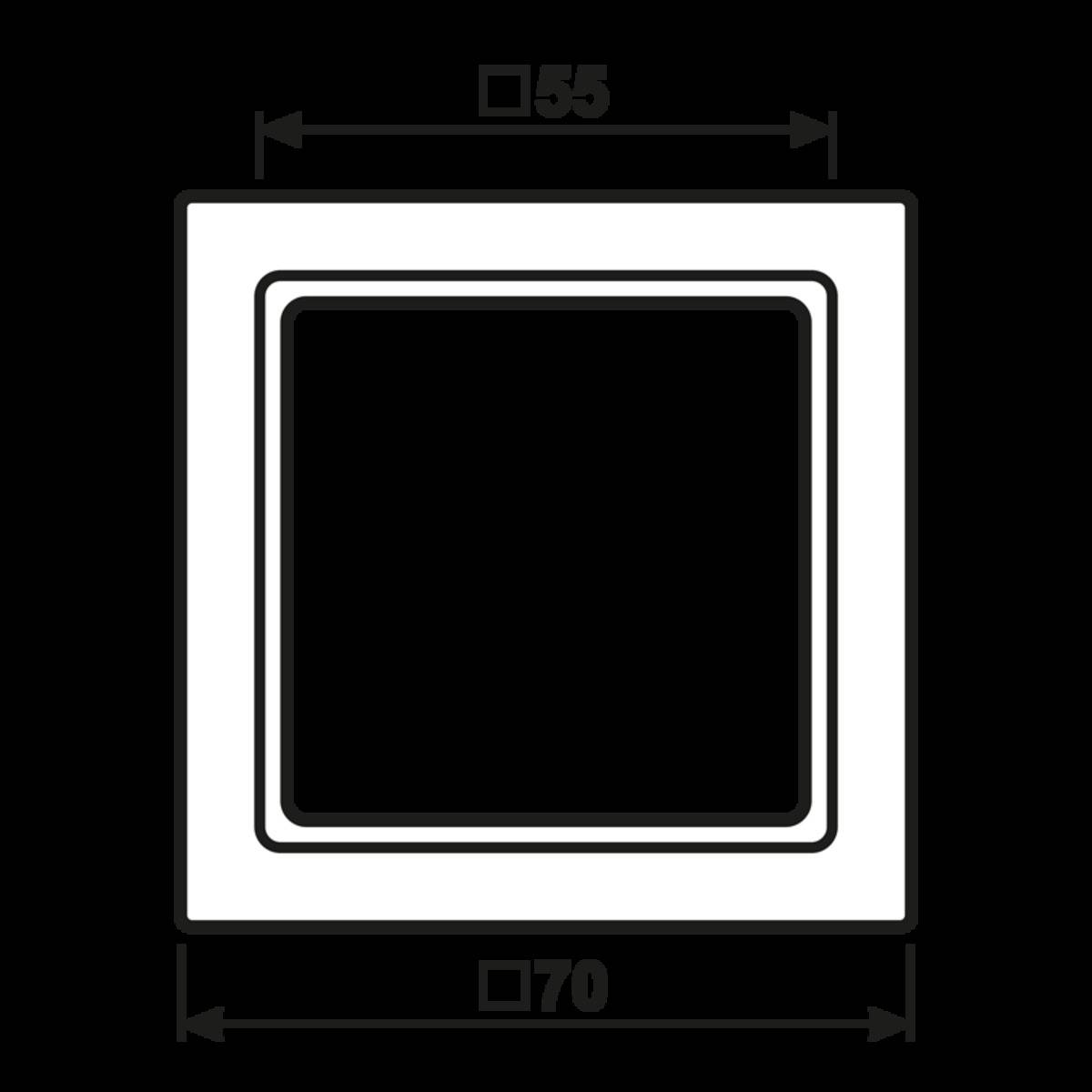 Jung Zwischenrahmen aws zur Montage LS 961 Z5 WW-2