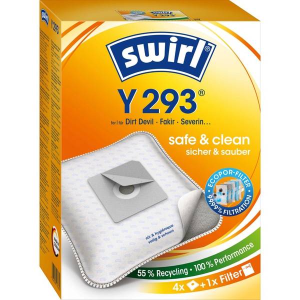 Swirl Staubbeutel Y 293 EcoPor VE4