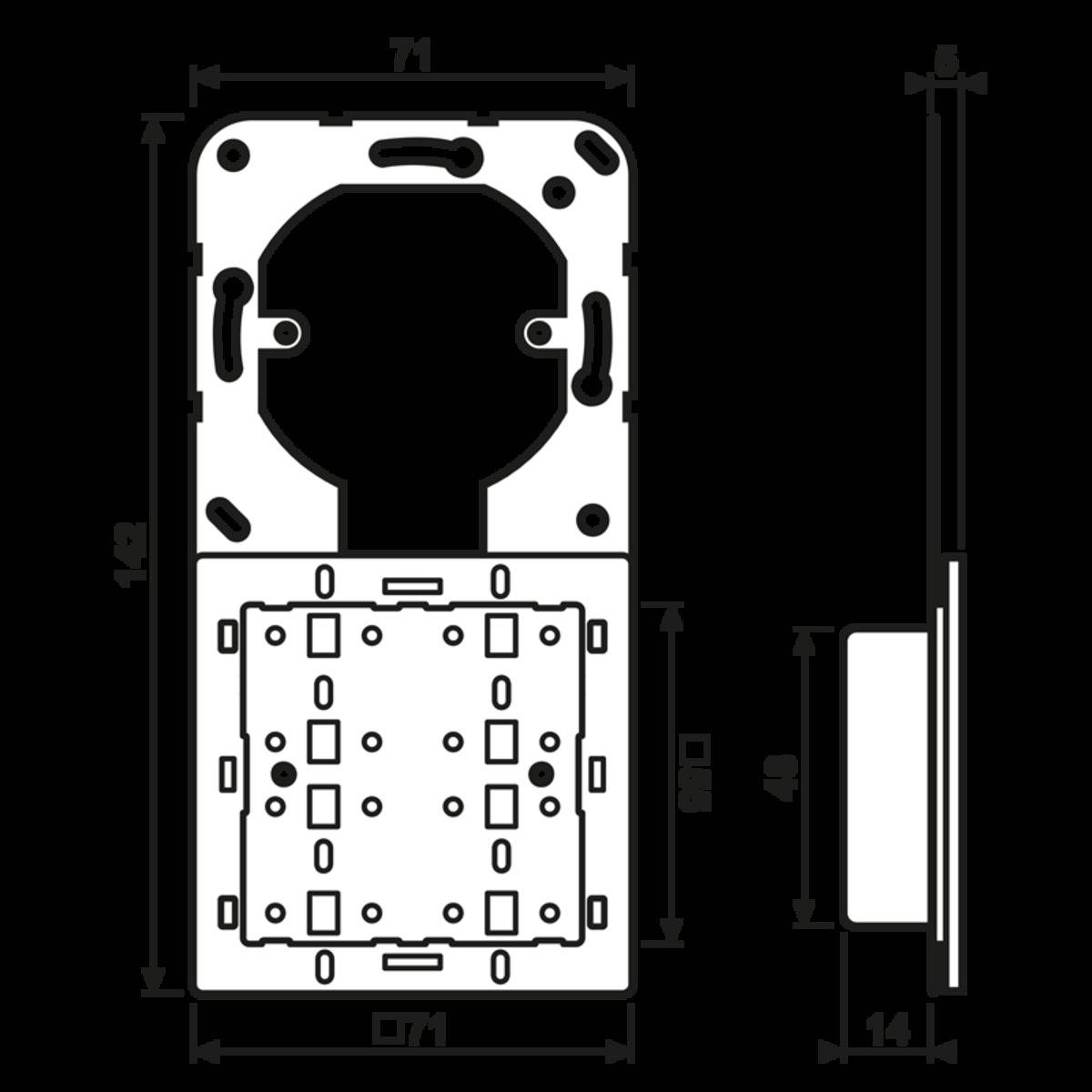 Jung Tastsensor-Erweiter.Modul 4094 TSEM-1