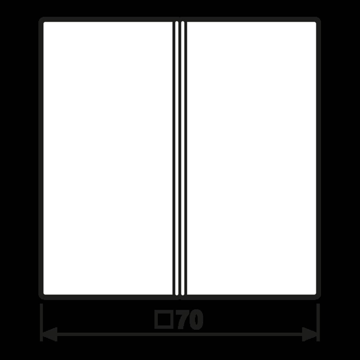 Jung Tastensatz 2-fach aws LS 402 TSA WW-2