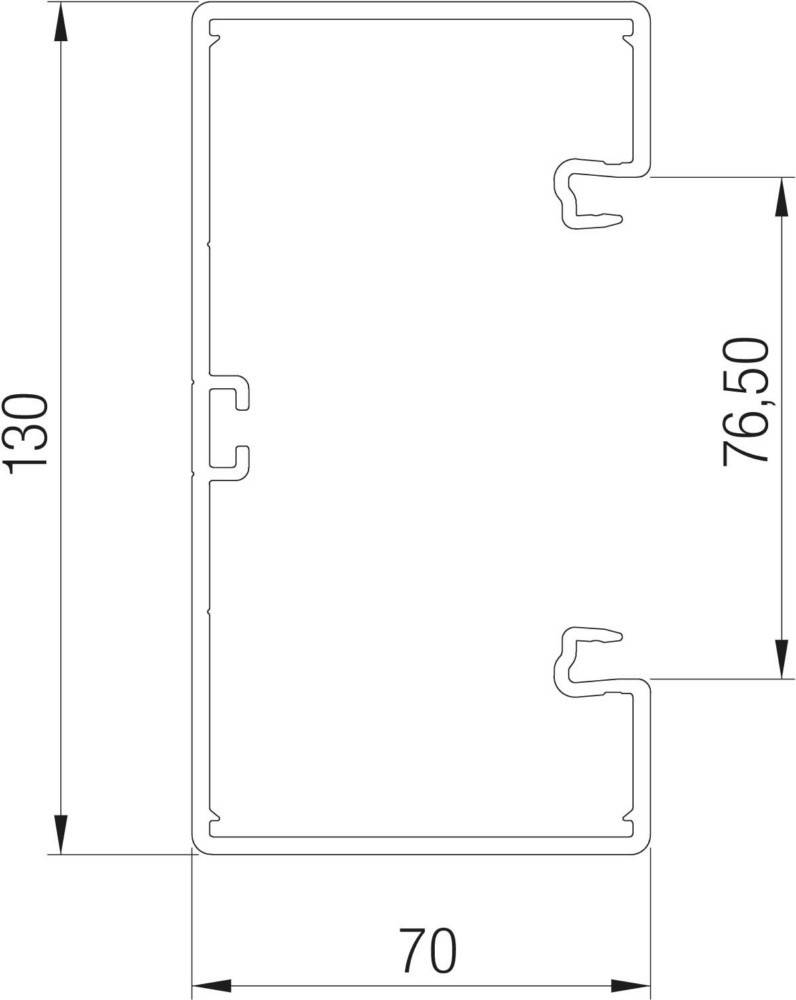 2 Mtr. OBO Bettermann Geräteeinbaukanal o. OT GK-1
