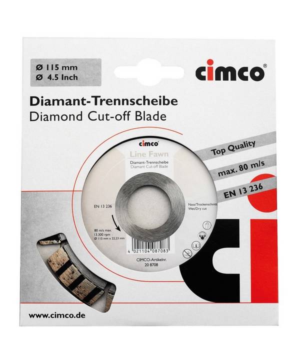 Cimco Werkzeuge Diamanttrennscheibe 208716