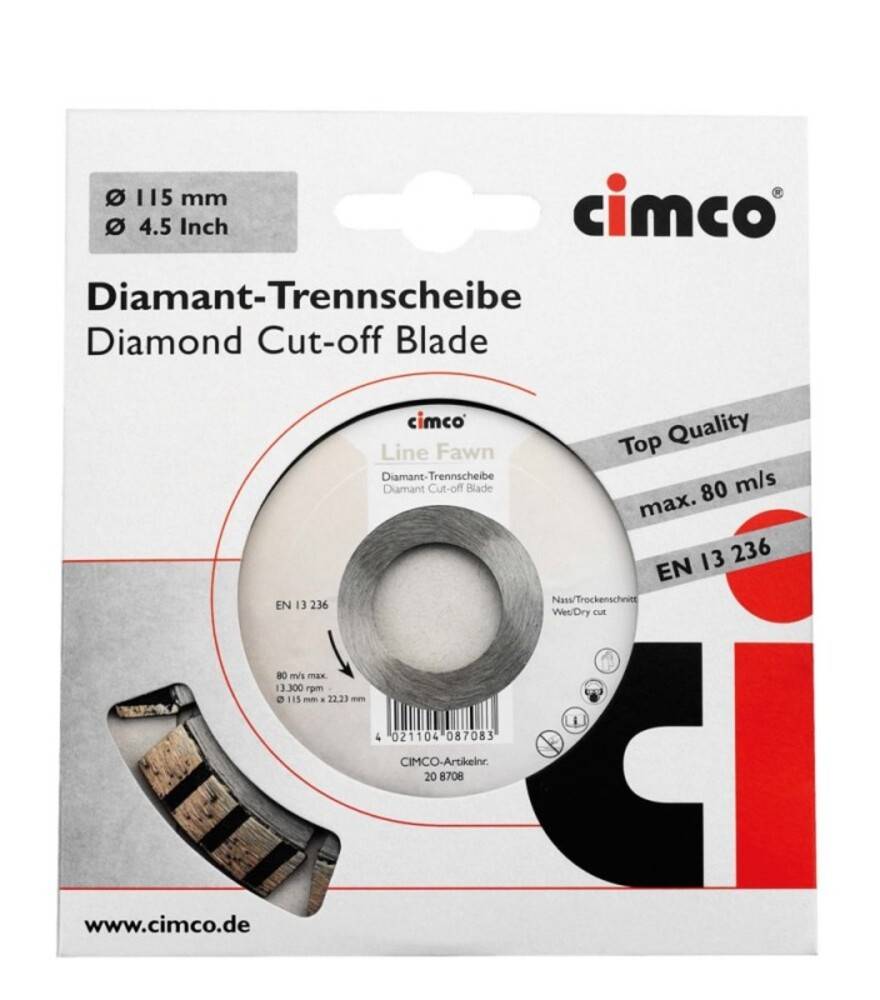 Cimco Werkzeuge Diamanttrennscheibe 208716-1