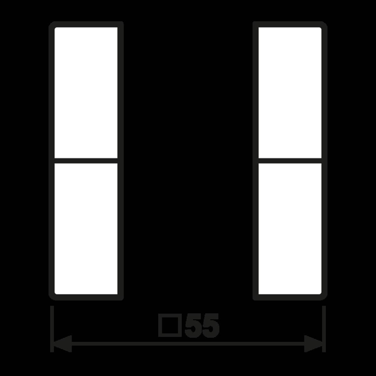 Jung Tastensatz, 2fach A 502 TSA WW-1