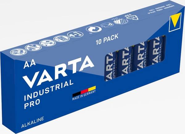 10 Stk. Varta Cons.Varta Batterie Industrial AA 4