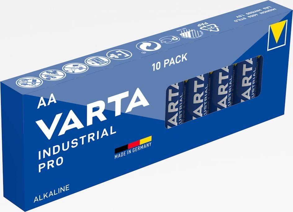 10 Stk. Varta Cons.Varta Batterie Industrial AA 4-0