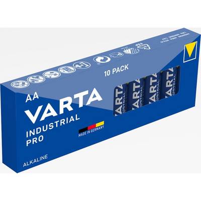 10 Stk. Varta Cons.Varta Batterie Industrial AA 4-0