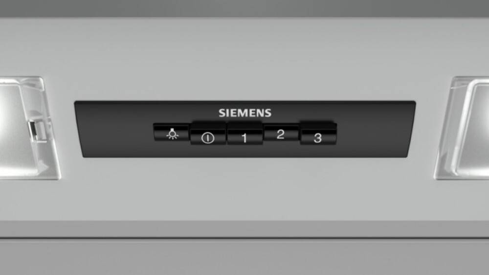 Siemens iQ100 LE63MAC00 Dunstabzugshaube Eingebaut Edelstahl 360 m³/h D Hausgeräte Großgeräte-4