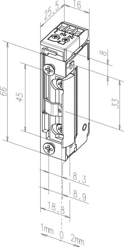 Assa Abloy effeff Radiustüröffner 118RR-------A-1