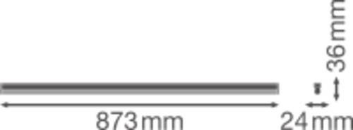 LEDVANCE LINEAR COMPACT HIGH OUTPUT LED-Lichtleiste LED LED fest eingebaut 15 W Warmweiß Weiß-1