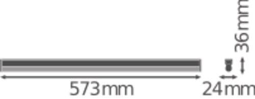 LEDVANCE LINEAR COMPACT HIGH OUTPUT LED-Lichtleiste LED LED fest eingebaut 10 W Warmweiß Weiß-2