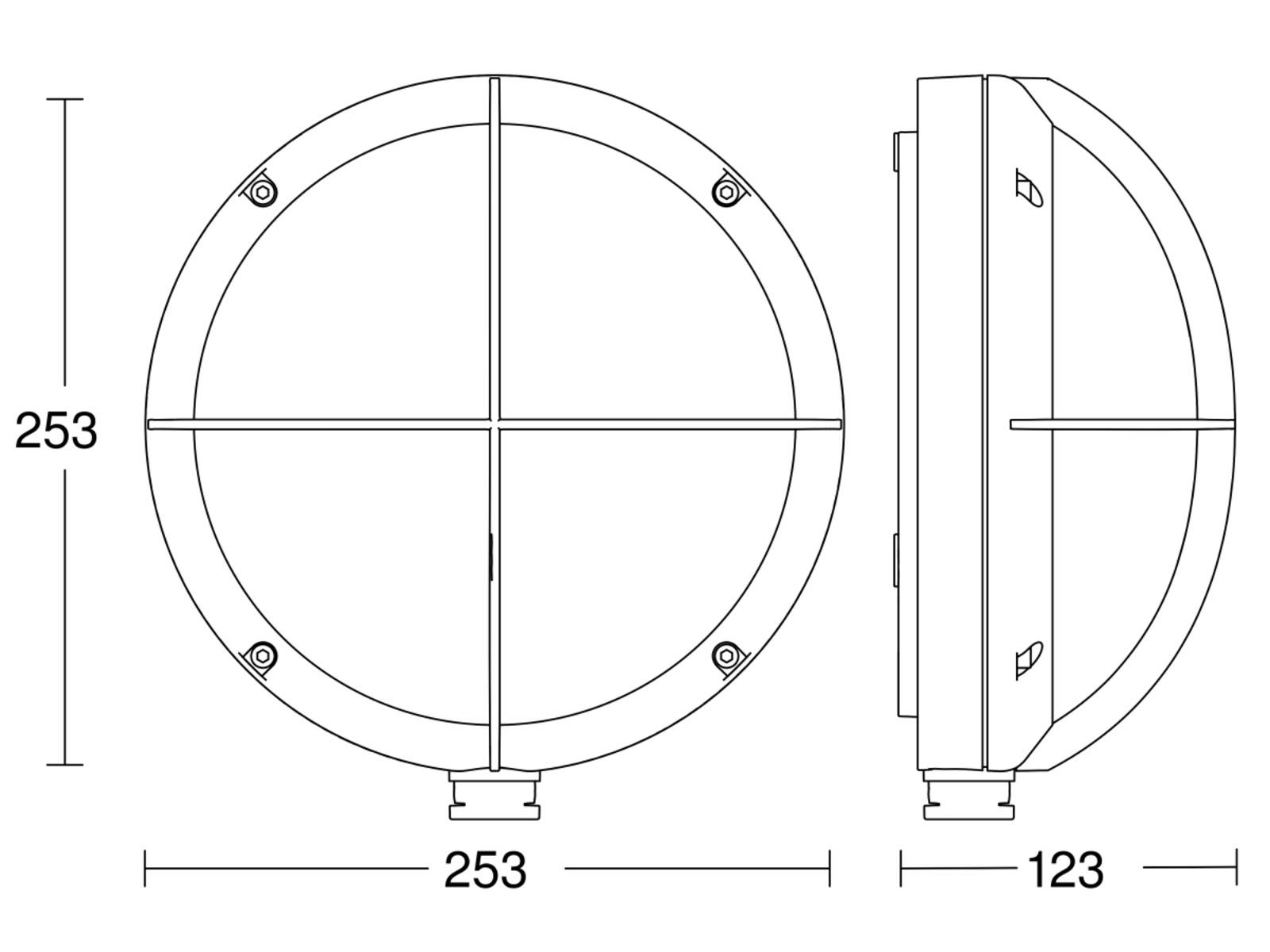 Steinel Sensor-LED-Außenleuchte L 331 S ANT 3000-1