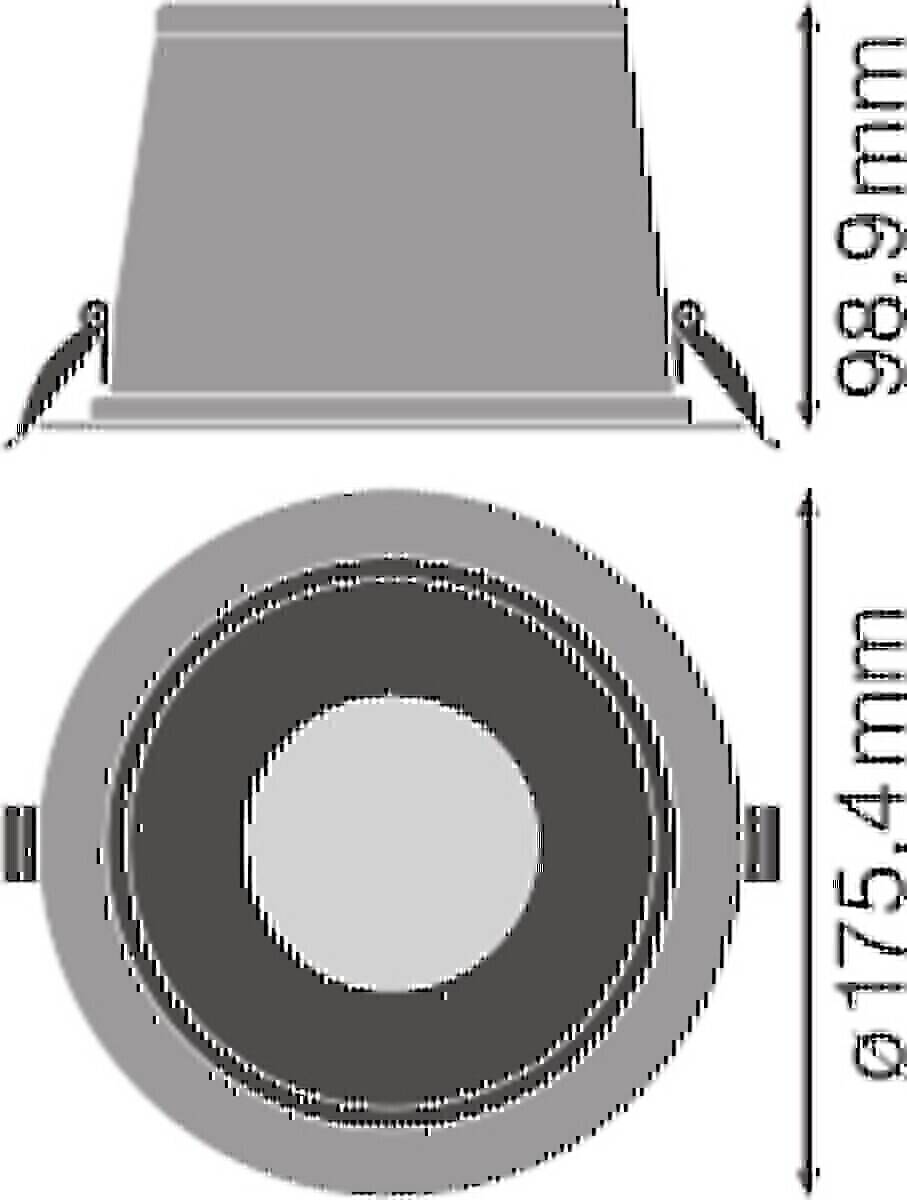Ledvance LED-Downlight HCL BIOHCLDLDN150ZB20WTW-1