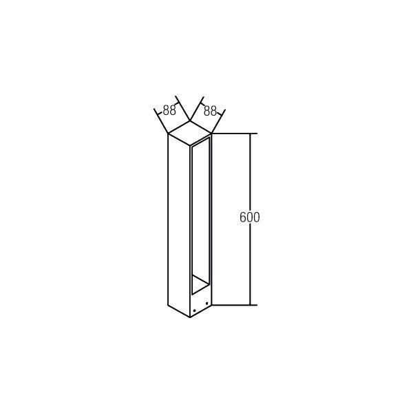 Brumberg Leuchten LED-Pollerleuchte IP54 60007103-2