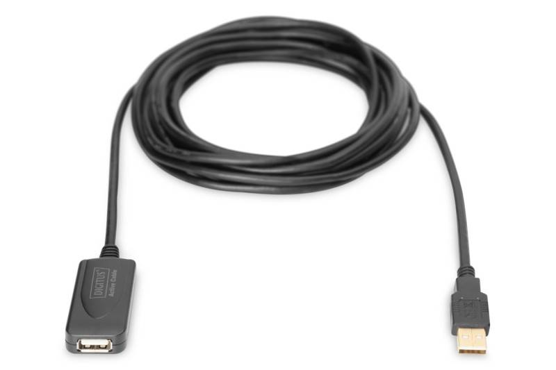 DIGITUS USB 2.0 Verlängerungskabel Typ A -A St/Bu 5.0m, sw-2