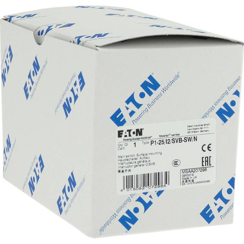 Eaton Hauptschalter P1-25/I2/SVB-SW/N-4
