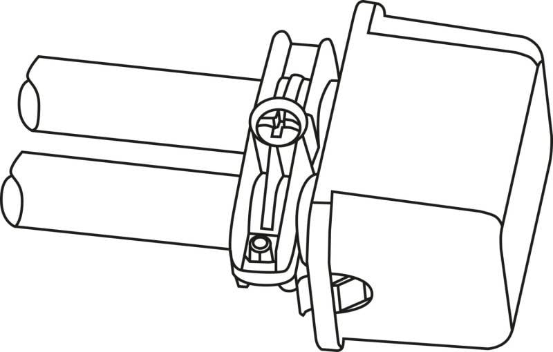 Relicon by HellermannTyton 435-01654 RELILIGHT V41 U1 PA66V0 BK10 Kabelmuffe Kabel-Ø-Bereich: 8 - 10 mm Inhalt: 1 St.-1