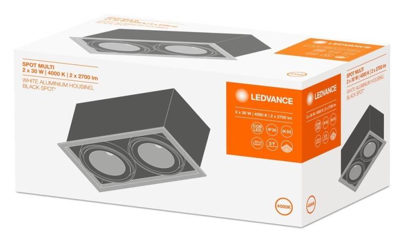 Ledvance LED-Einbaustrahler 2fl. SPOT-2