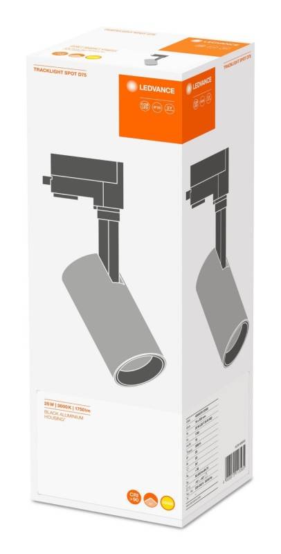 Ledvance LED-Stromschienenstrahler TRACK SP7525W3-3