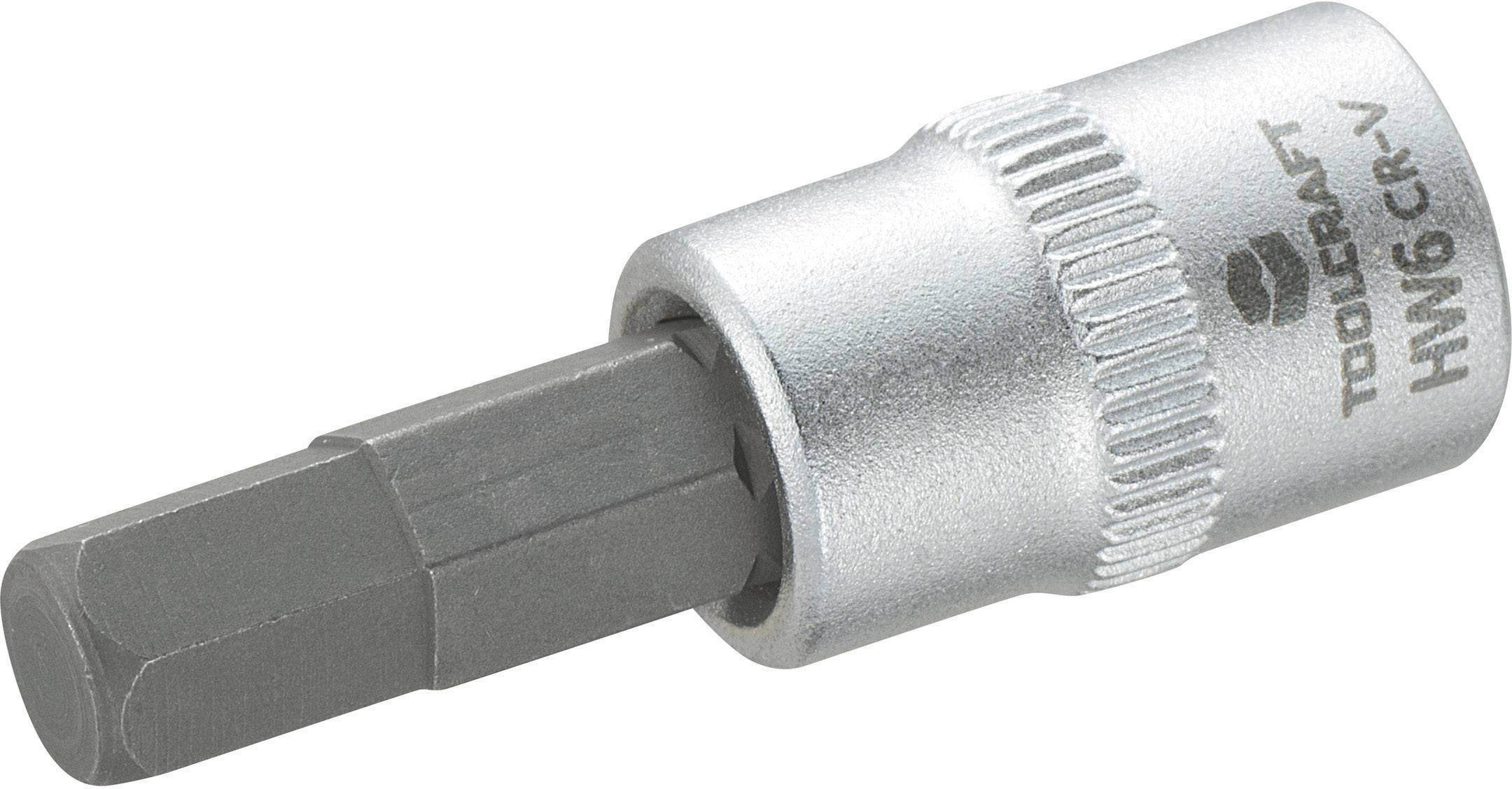 CONRAD Innen-Sechskant Steckschlüssel-Bit-Einsatz 6 mm 1/4\" (6.3 mm) Produktabmessung, Länge 25 mm T