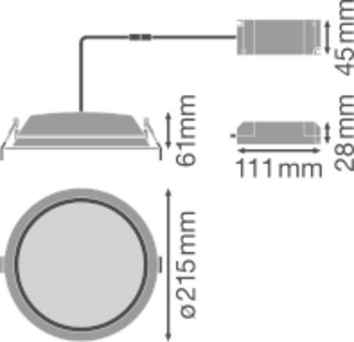 Ledvance LED Downlight IP44 DLALU DN20025W6500K-2