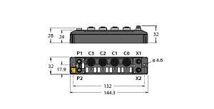 Turck Multiprotokoll I/O- Modul TBEN-S2-4IOL-1
