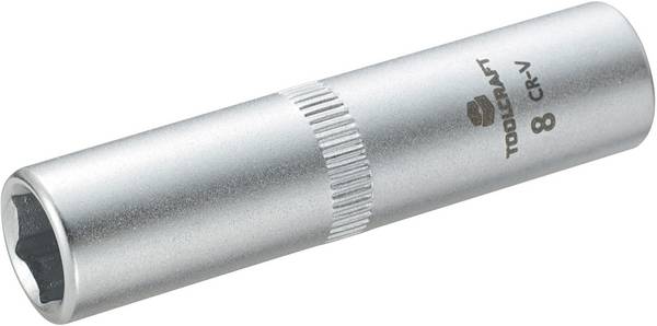 Steckschlüssel-Einsatz 6,3 mm (1/4") TOOLCRAFT 816097 Schlüsselweite 8 mm