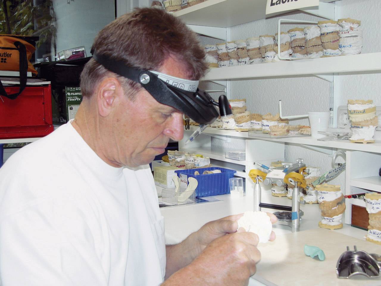 450502 Kopflupe mit LED-Beleuchtung Vergrößerungsfaktor: 1.2 x, 1.8 x, 2.5 x, 3.5 x-2