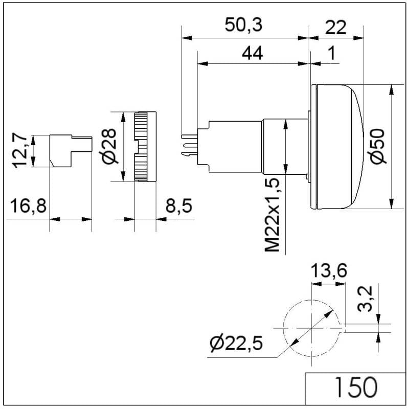 Werma LED-Summer EM Dauerton 15030055-1