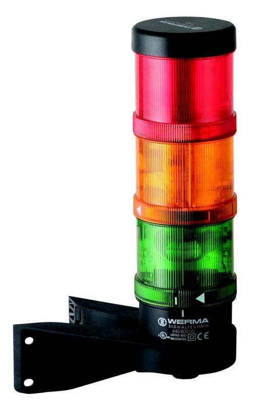 Werma Befestigungswinkel WM 96000041 schwarz Wandmontage-2