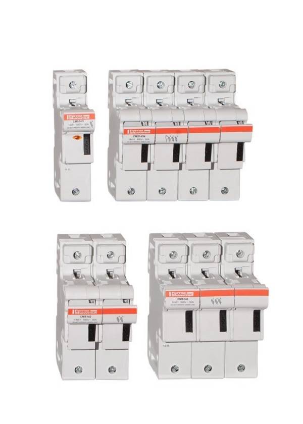 2 Stk. Mersen Sicherungshalter CMS143M