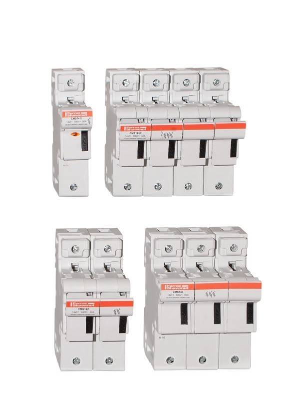 2 Stk. Mersen Sicherungshalter CMS143M-0