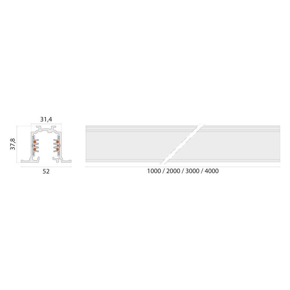 Spittler 3-Phasen-Stromschiene 310835-1
