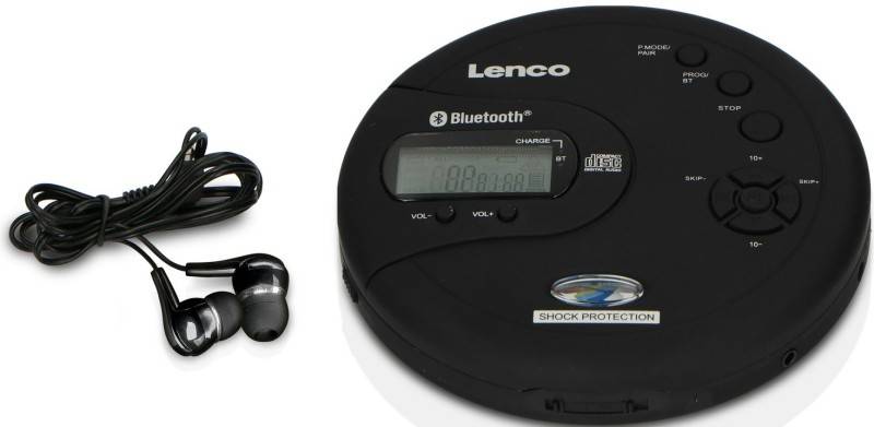 LENCO CD/MP3-Player CD-300 Black-0