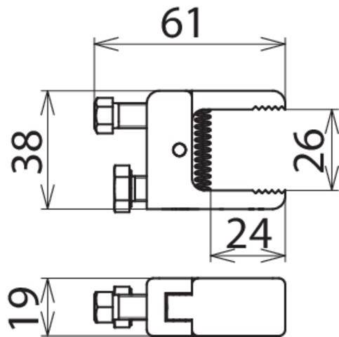DEHN Kompaktklemme KK M8 0 24 SK 10-2